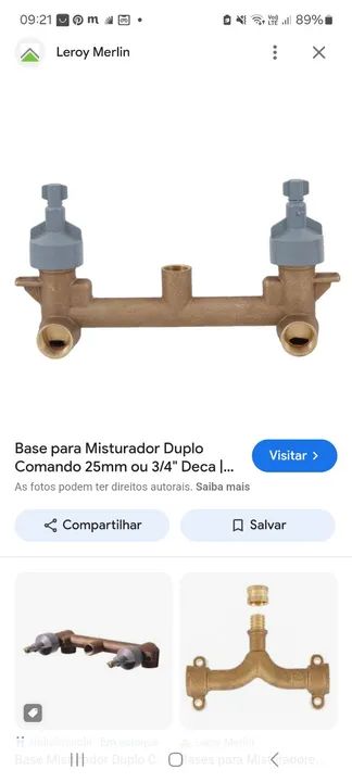 Misturador de água deca 60 unid.