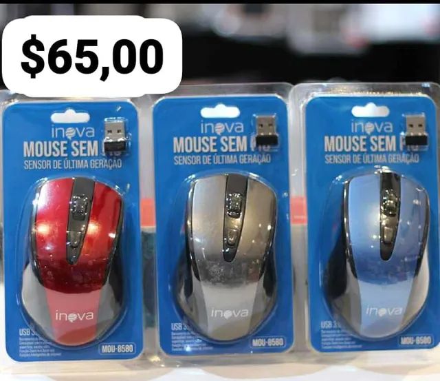 Mouse USB Sem Fio 64289270701186120
