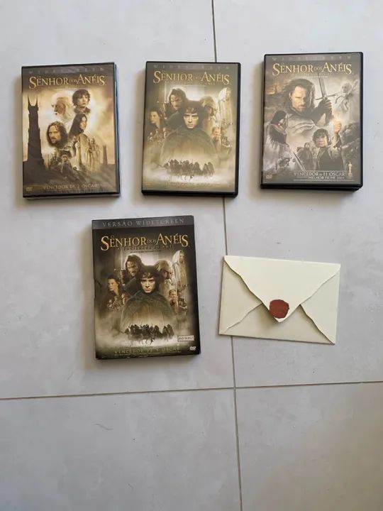 Dvds senhor dos anéis- colecionador 