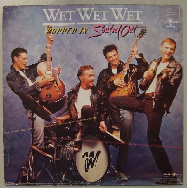 Lp Wet Wet Wet 1985 Popped In Souled Out, Vinil Com Encarte - Foto 2
