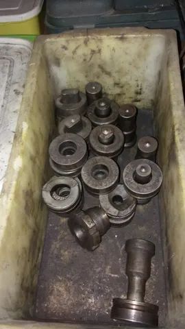 Puncionadeira portátil + pulsões + mesa fixa + unidade hidráulica - Foto 5