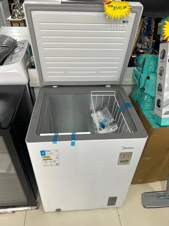 Freezer Midea 145 litros só 1450