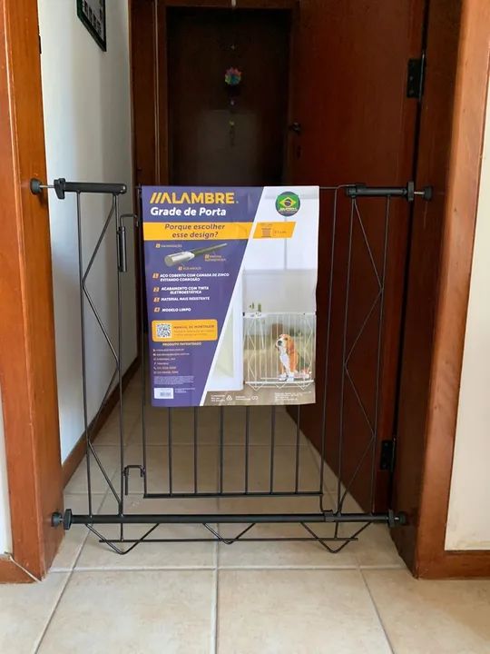 Grade de Porta - pets ou crianças