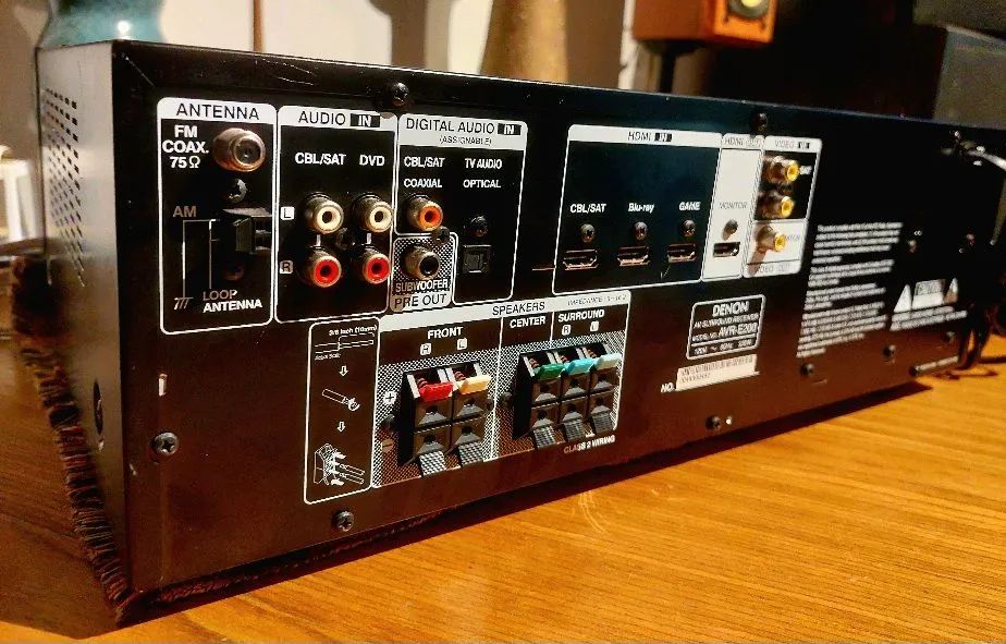 RECEIVER DENON AVR E200 5.1 75 a 165w/ch 6 a 16ohms - Foto 4