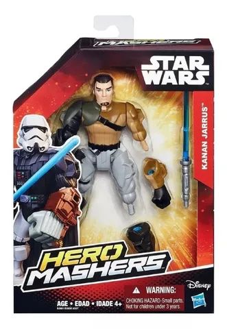 Boneco Action Figure Kanan Jarrus Star Wars Mashers Hasbro
