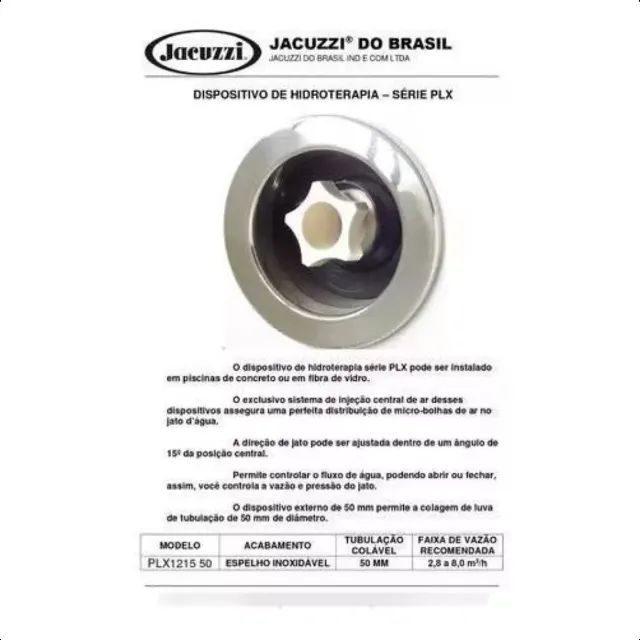 BICOS HIDROMASSAGEM 04 MARCA JACUZZI(SPA E PISCINA JACUZZ