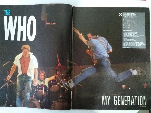 Revista Letras traduzidas, Bizz especial. Genesis, The Who, George Michael, whitney Housto - Foto 6