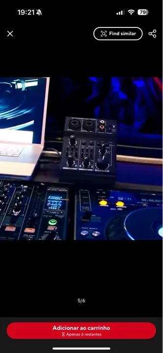 Interface  e Mesa de Som 2 Canais - Foto 2