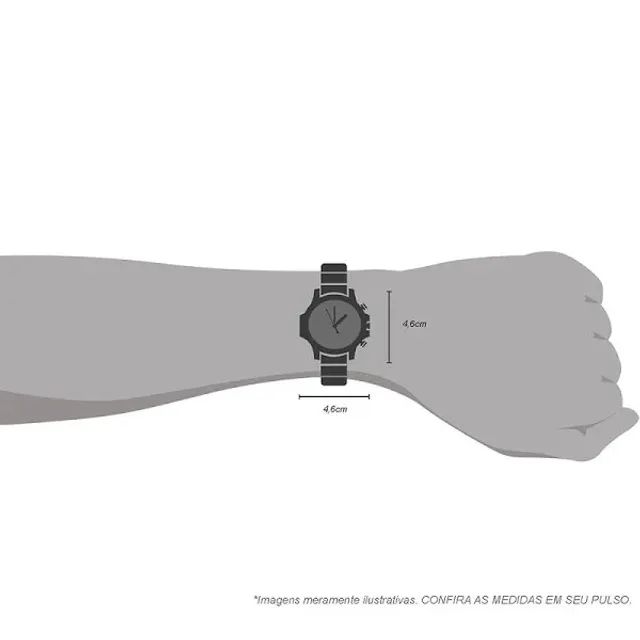 Relógio Technos Masculino 2035MCX/1K - Foto 3