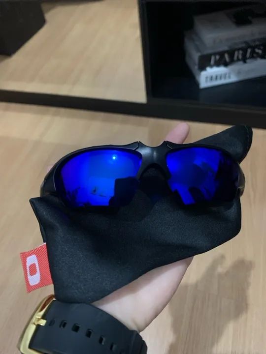 Óculos Oakley Flak 2.0 XL - azul - 2 lente extra  - Foto 2