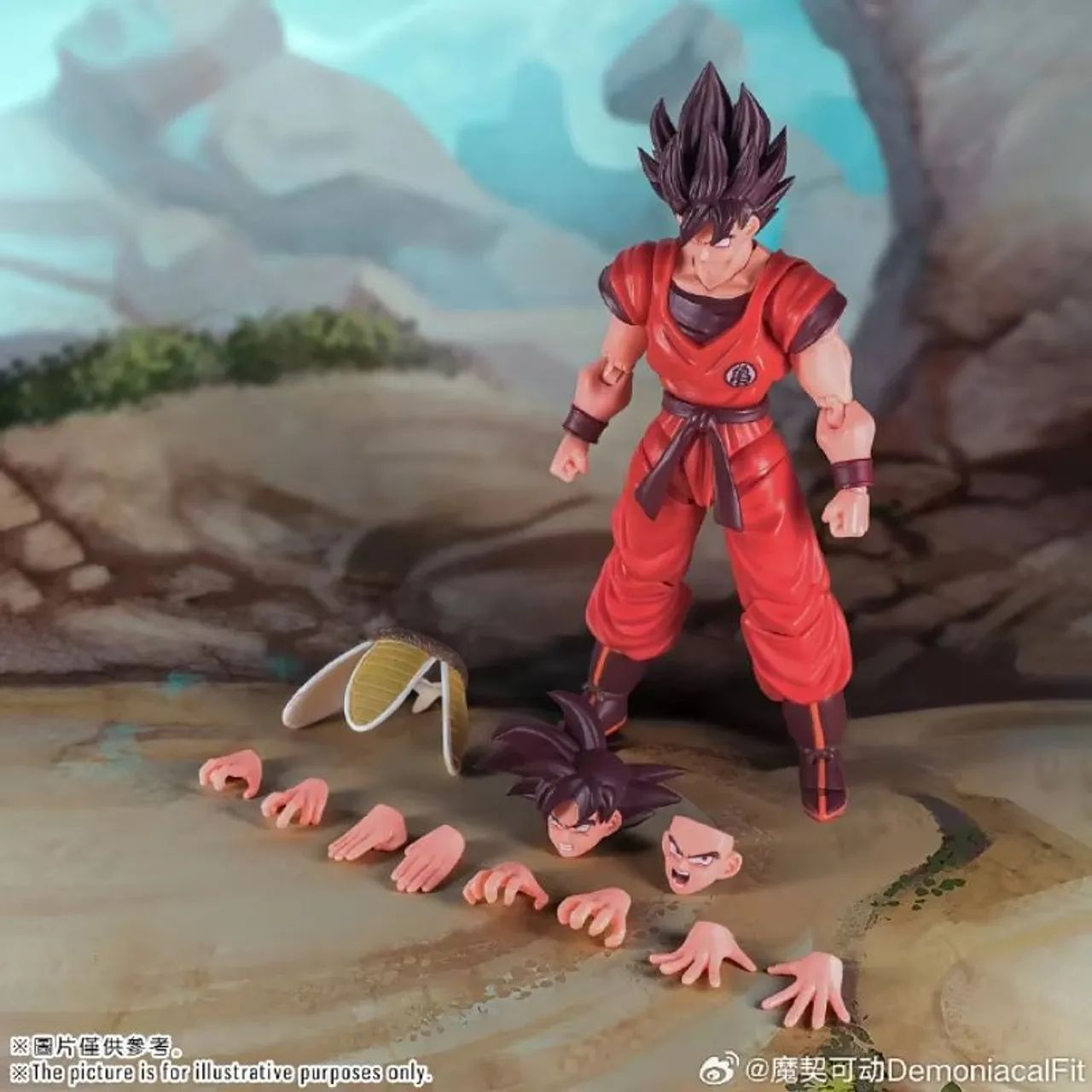 Goku kaioken demonical fit lacrado - Foto 4