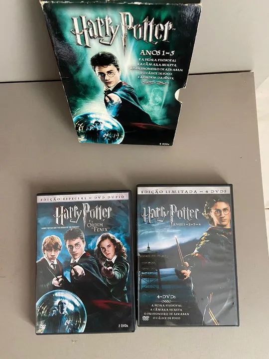 Harry Potter - Edição Limitada - 6 DVDs  - Box Harry Potter Anos 1-5   - Foto 3
