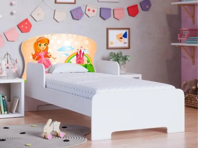 Cama Tema Princesa Juvenil Adesivada 