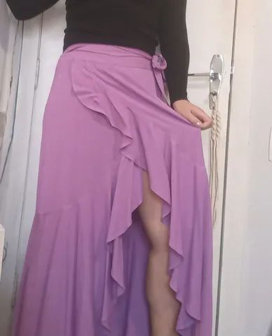 Saia longa lilás  - Foto 2