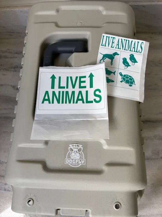 Caixa Transporte Pet Dogfly Padrão Iata Avião Tamanho 2 N2 - Nova - Foto 2