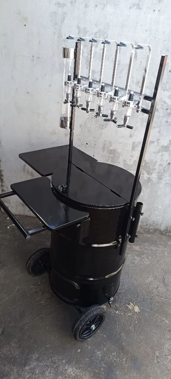 Carrinho tambor de drinks térmico 90 litros  - Foto 5