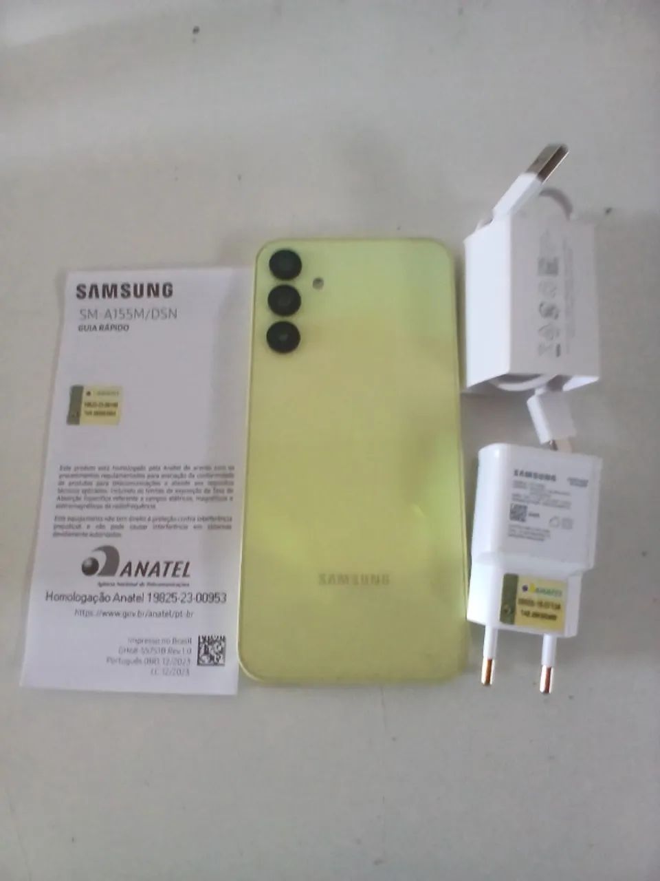 Celular A15 amarelo claro semi novo - Foto 5