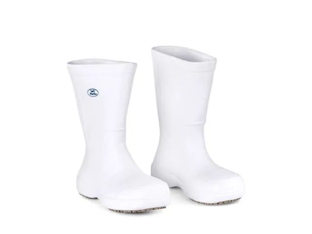 Bota impermeável antiderrapante com palmilha cano longo NOVA. - Foto 4