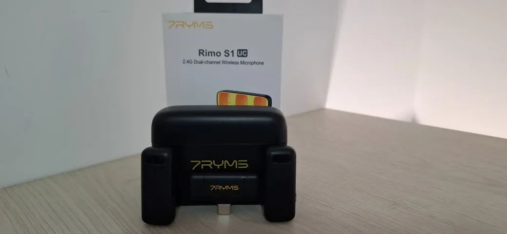 Microfone 7Ryms Rimo S1 Uc Wireless Preto - Foto 3