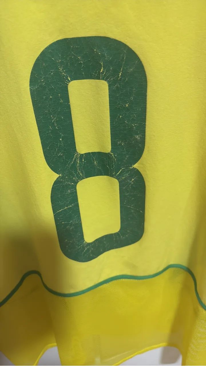Camisa Seleção Brasil 2002 - 2004 de Jogo - Foto 2