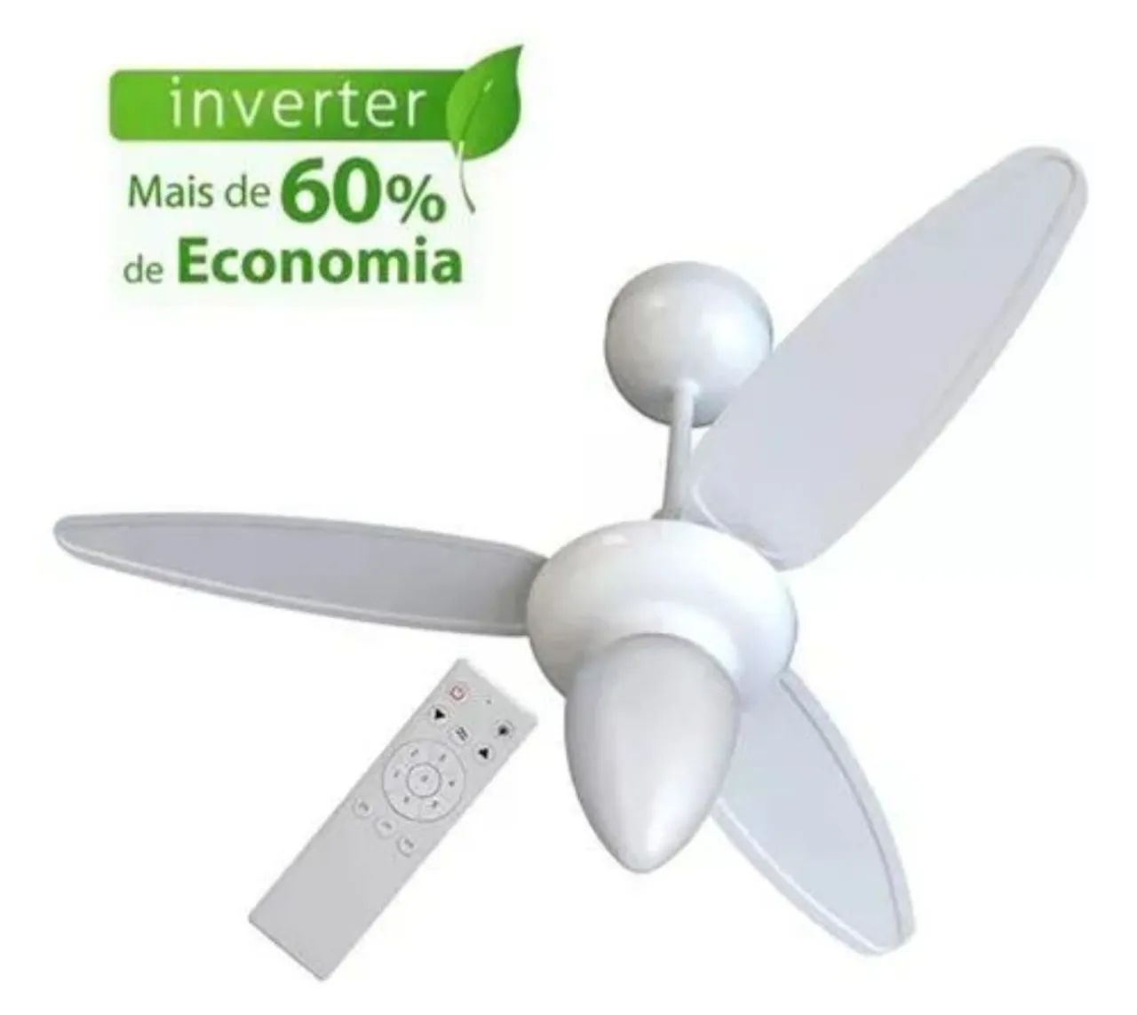Ventilador de Teto Ventisol Wind Inverter com Controle Remoto - Foto 3