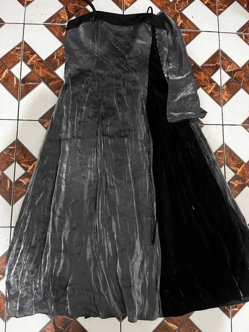 Vestido longo de festa 