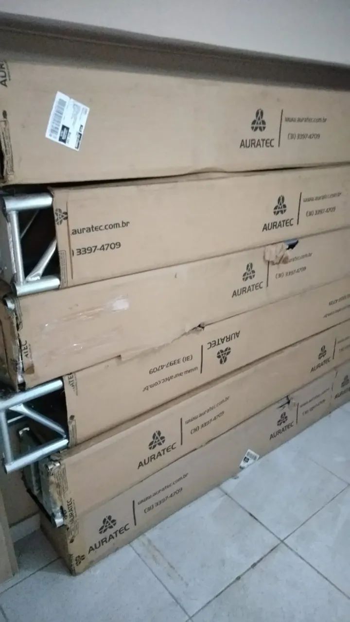 06 Torres Box A25 + 06 Base Cubo A25 Auratec