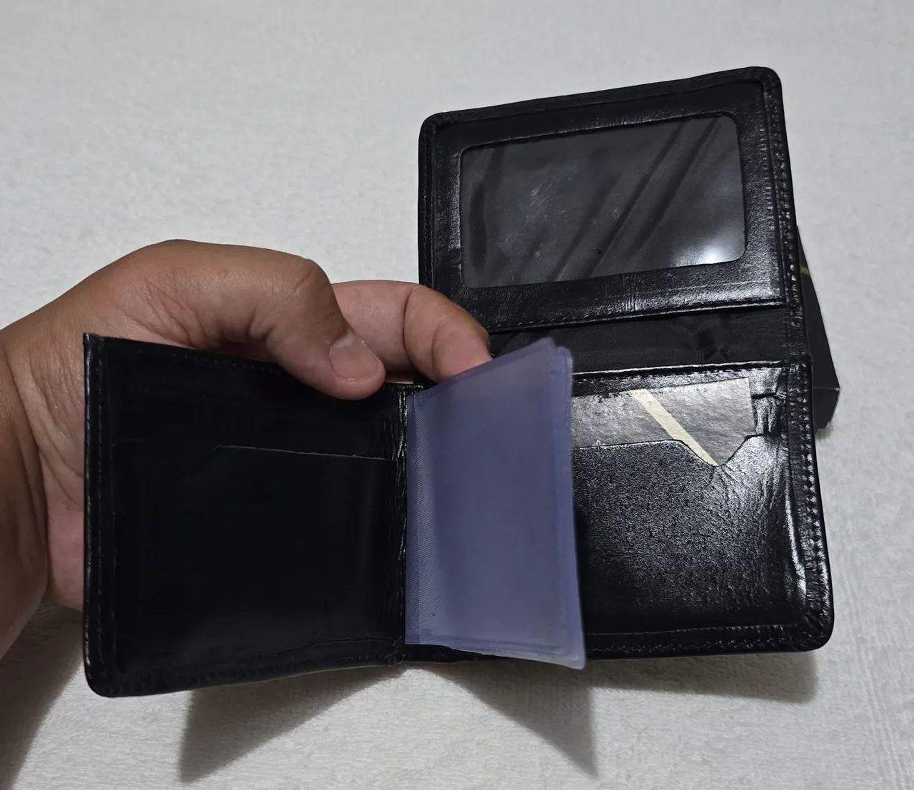 Porta cartão e cédula de couro da Zarmony original  - Foto 2