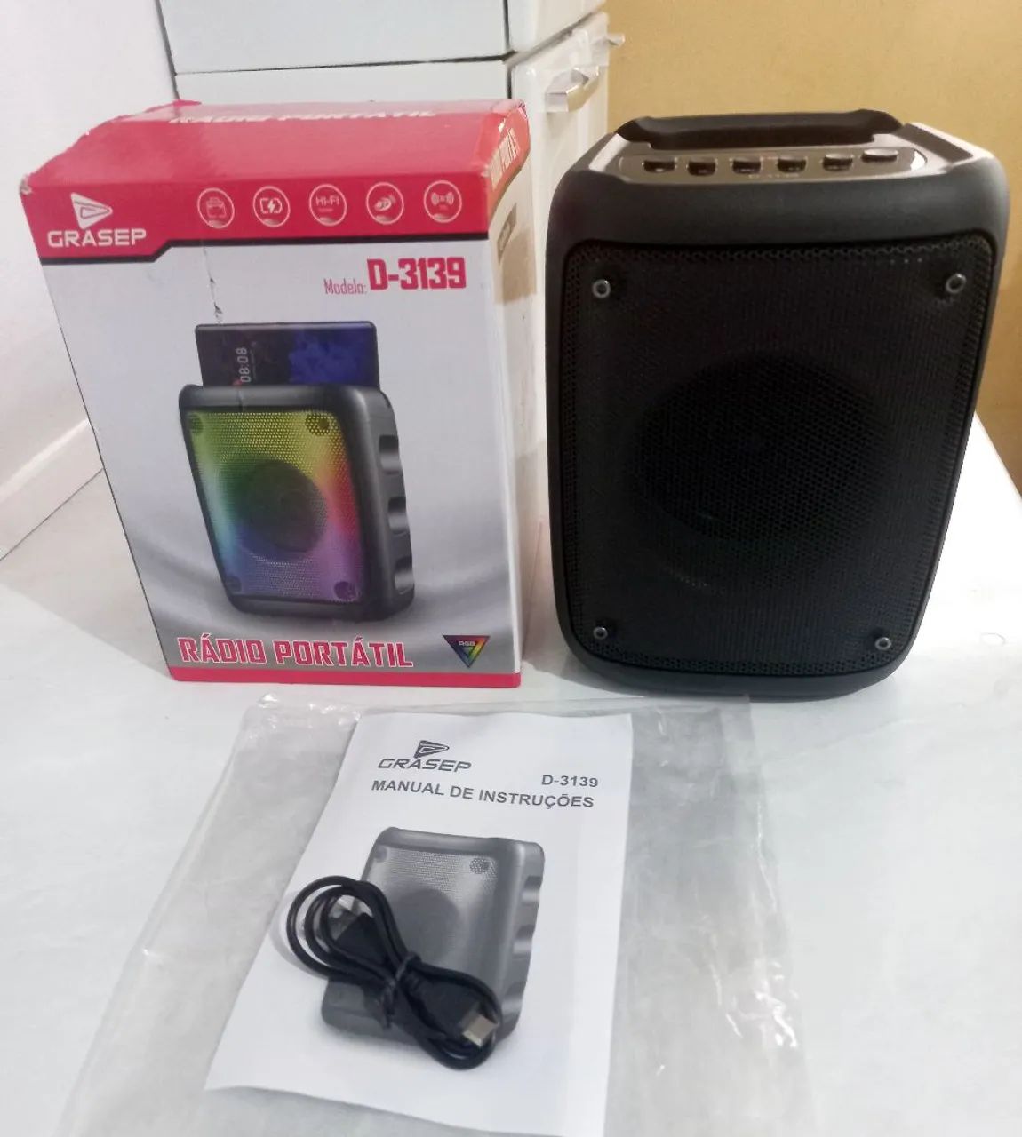 Caixa Bluetooth Grasep D-3139 , Nova - Foto 2