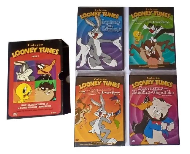Coleção Looney Tunes Volume 01 - Box 04 Dvds - Foto 3
