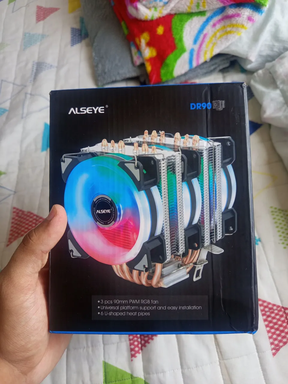 Air Cooler ALSEYE DR90 - RGB, 3 Fans, 6 Heat Pipes