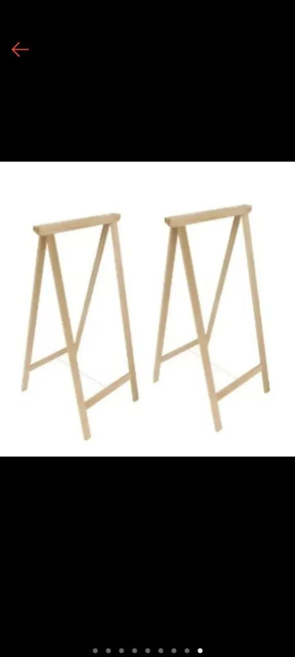 Cavalete de pinus para mesa e decoração  - Foto 5