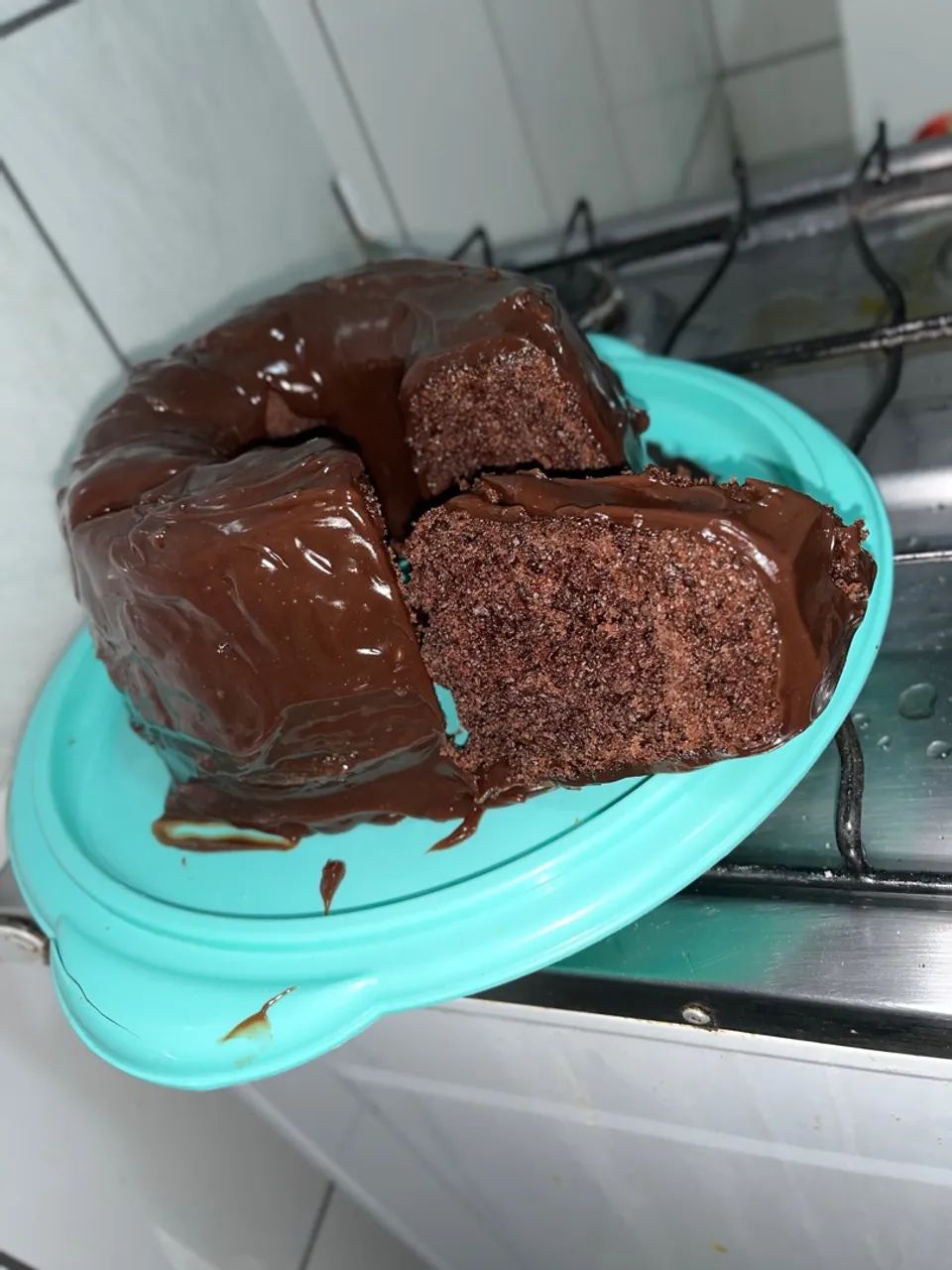 Bolo de chocolate caseiro, irresistível! - Foto 5