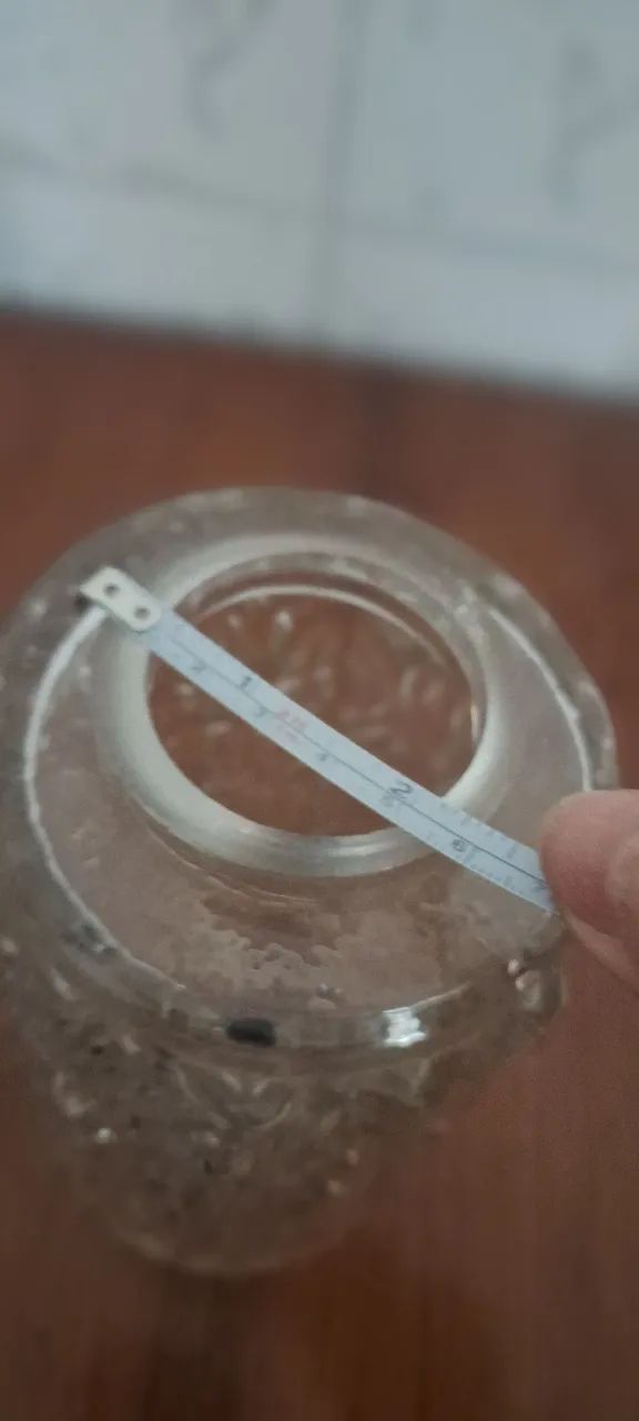 Cúpula de Lustre antigo em vidro  - Foto 4