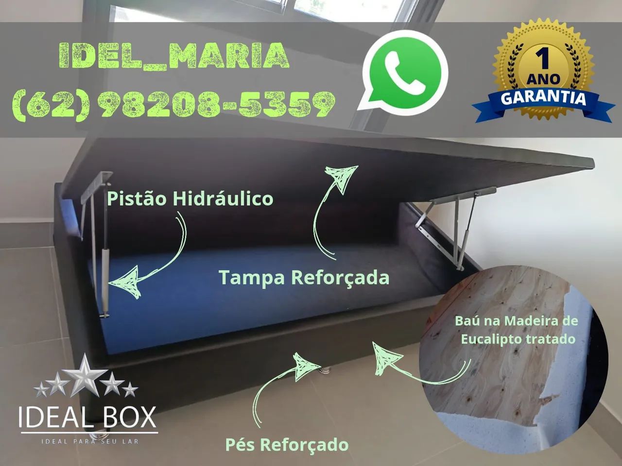 BOX BAÚ SOLTEIRÃO 108*198