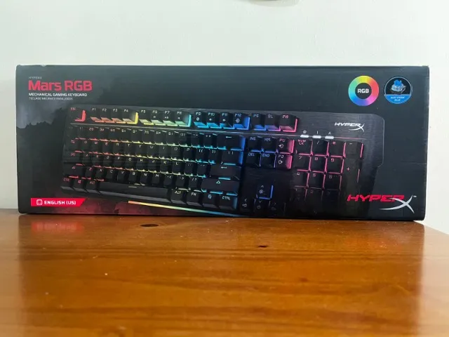Teclado Gamer Hyperx Mars RGB Mecânico Us