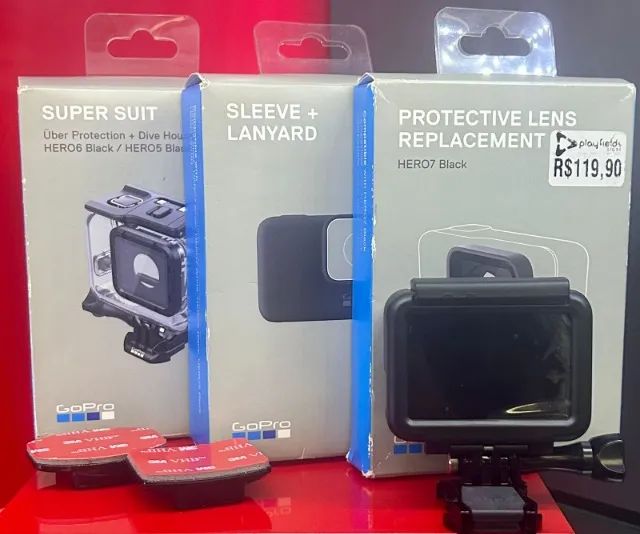 GoPro câmera Hero 5 - Black + Acessórios , Novo, Lacrado com Garantia - Foto 2