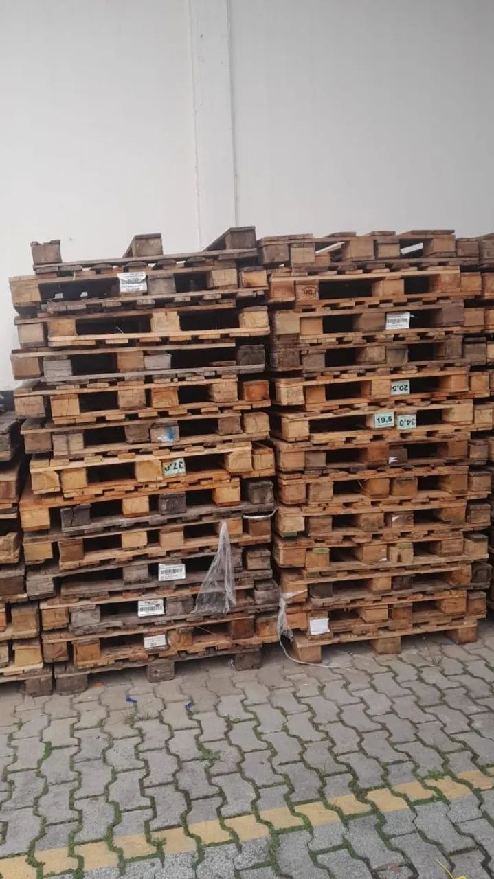 PALLETS PADRÃO PBR 1.00X1.20 USADOS REFORMADOS 