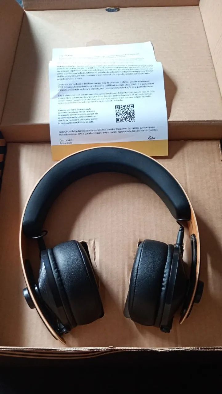 Fone de Ouvido Kuba - novo - bluetooth e com fio 