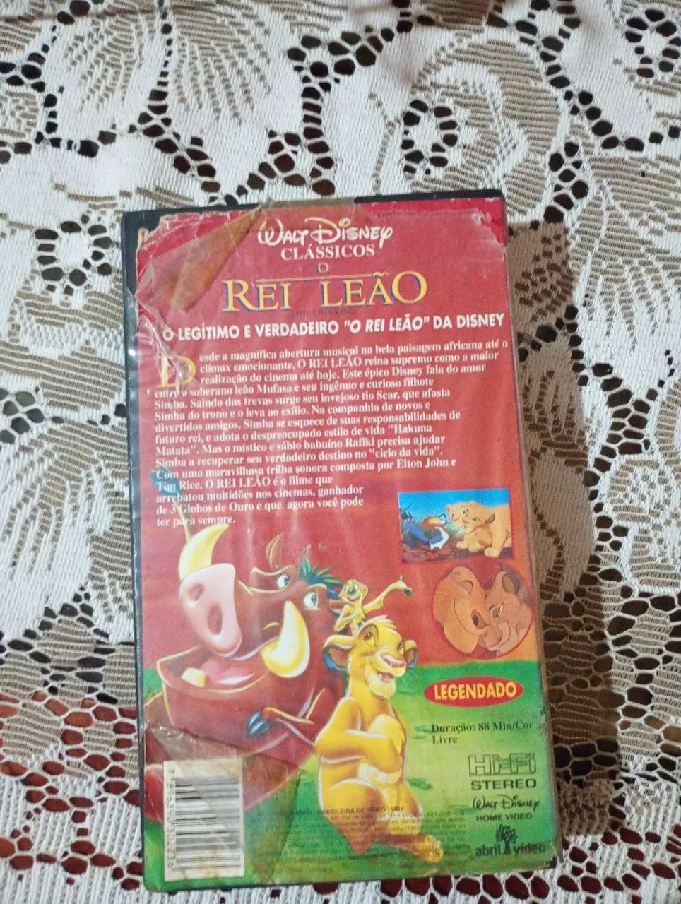 Rei Leão - VHS legendado - Foto 2