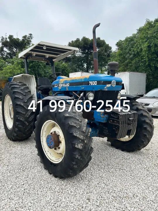 TRATOR NEW HOLLAND 7630 TRAÇADO 4X4 ANO 2000T
