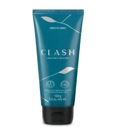 Creme Pré E Pós-Barba Clash 150g Oboticário Lançamento
