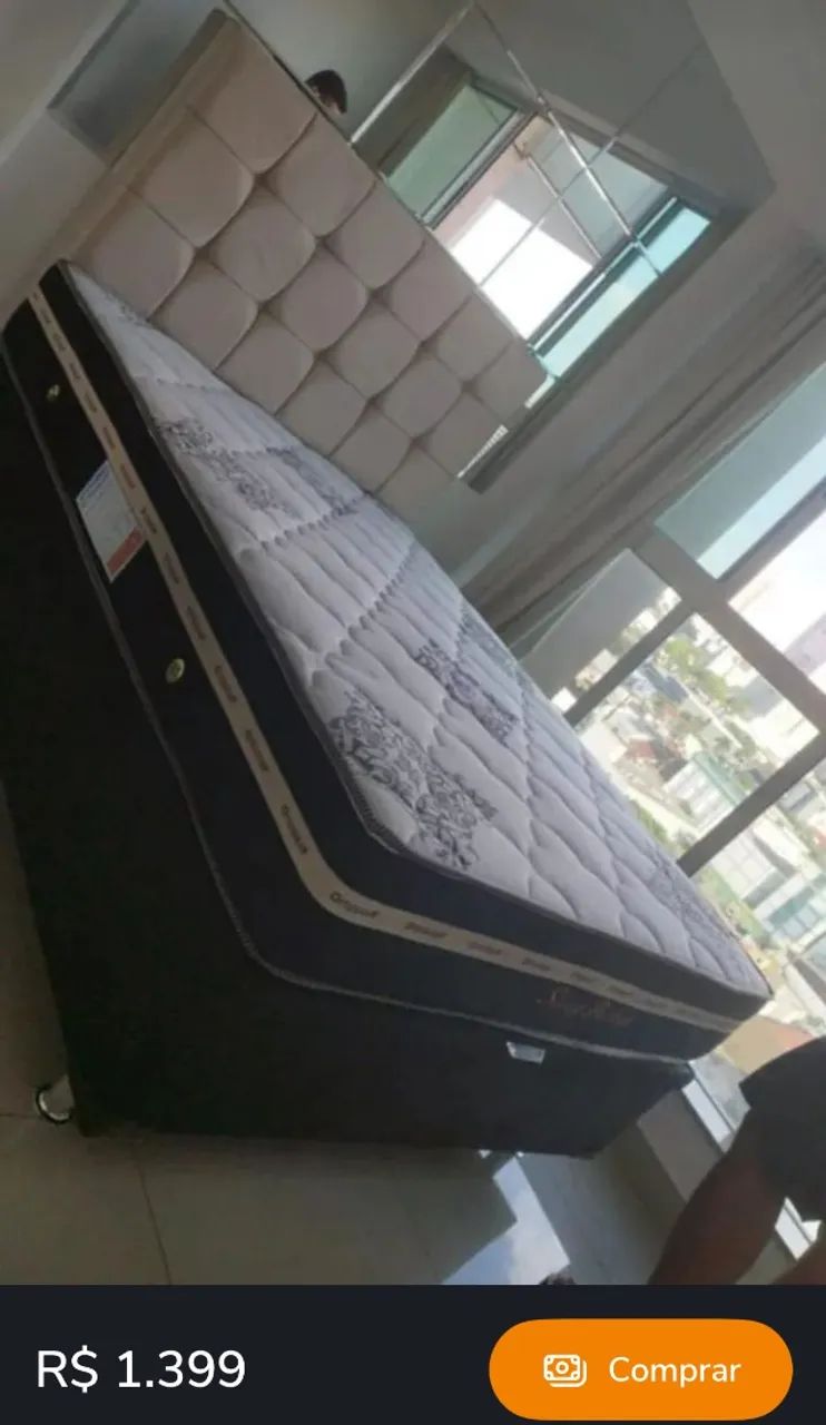 Cama box casal 