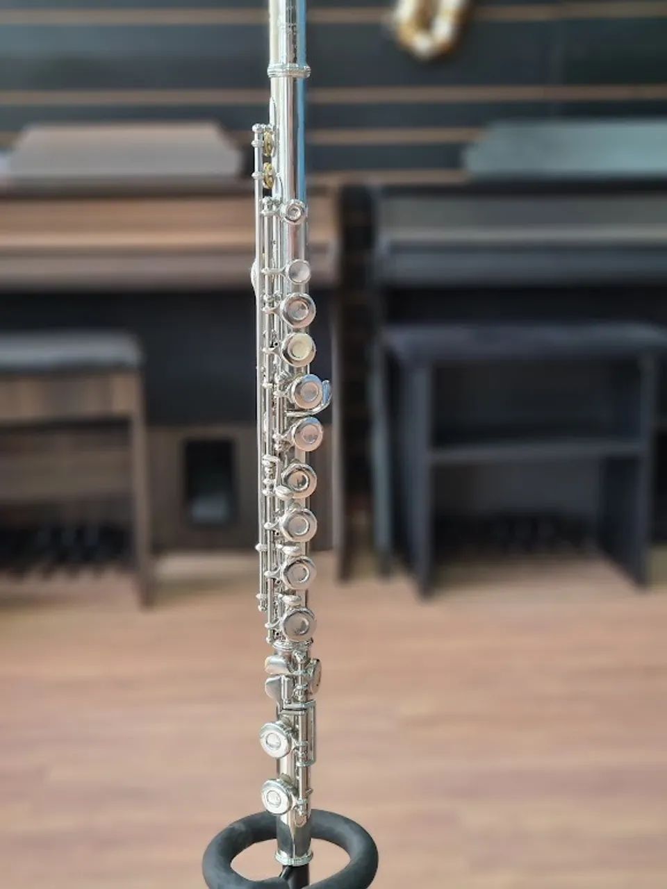 FLAUTA TRANSVERSAL ARMSTRONG-104 U.S.A (SEMINOVO) PARCELAMOS EM ATE 10X S/ JUROS #2438357 - Foto 3