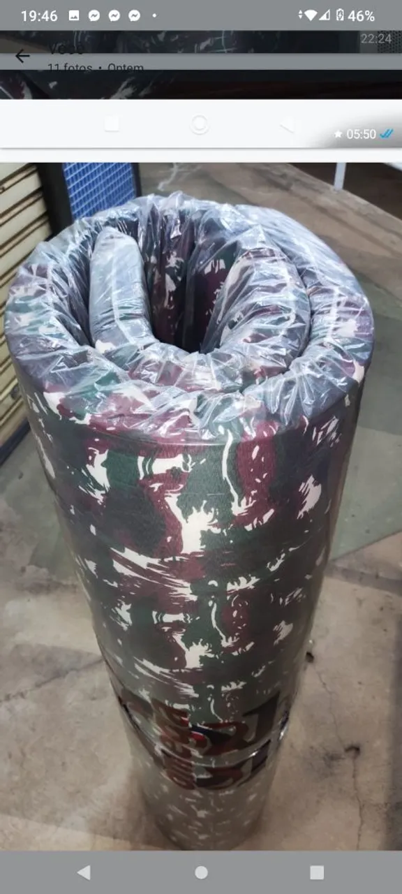 Colchonete casal 128x5 de acampar