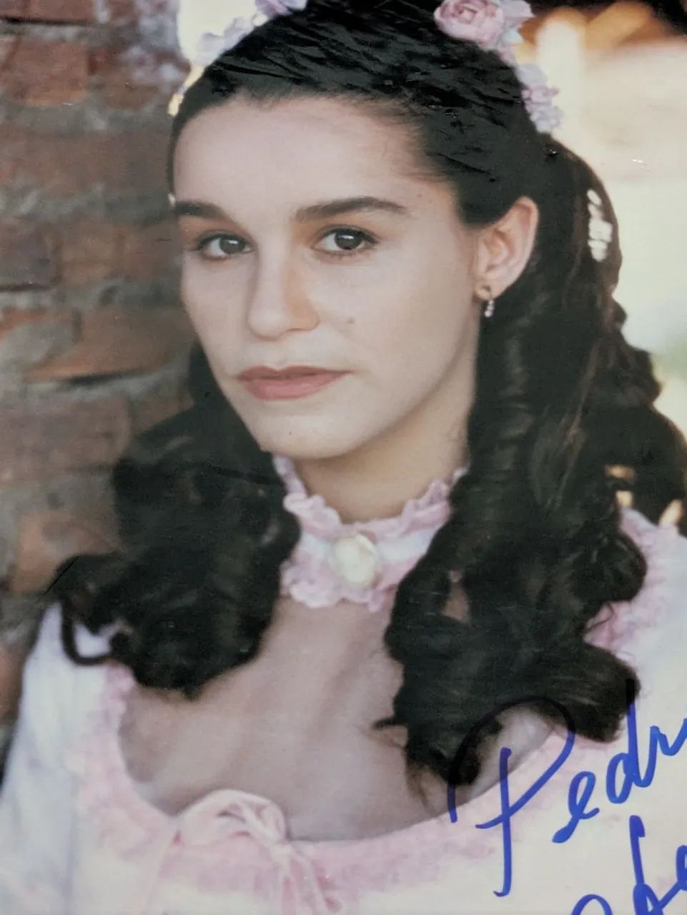 Foto autografada de Lucélia Santos (Sinhá Moça) - Foto 3