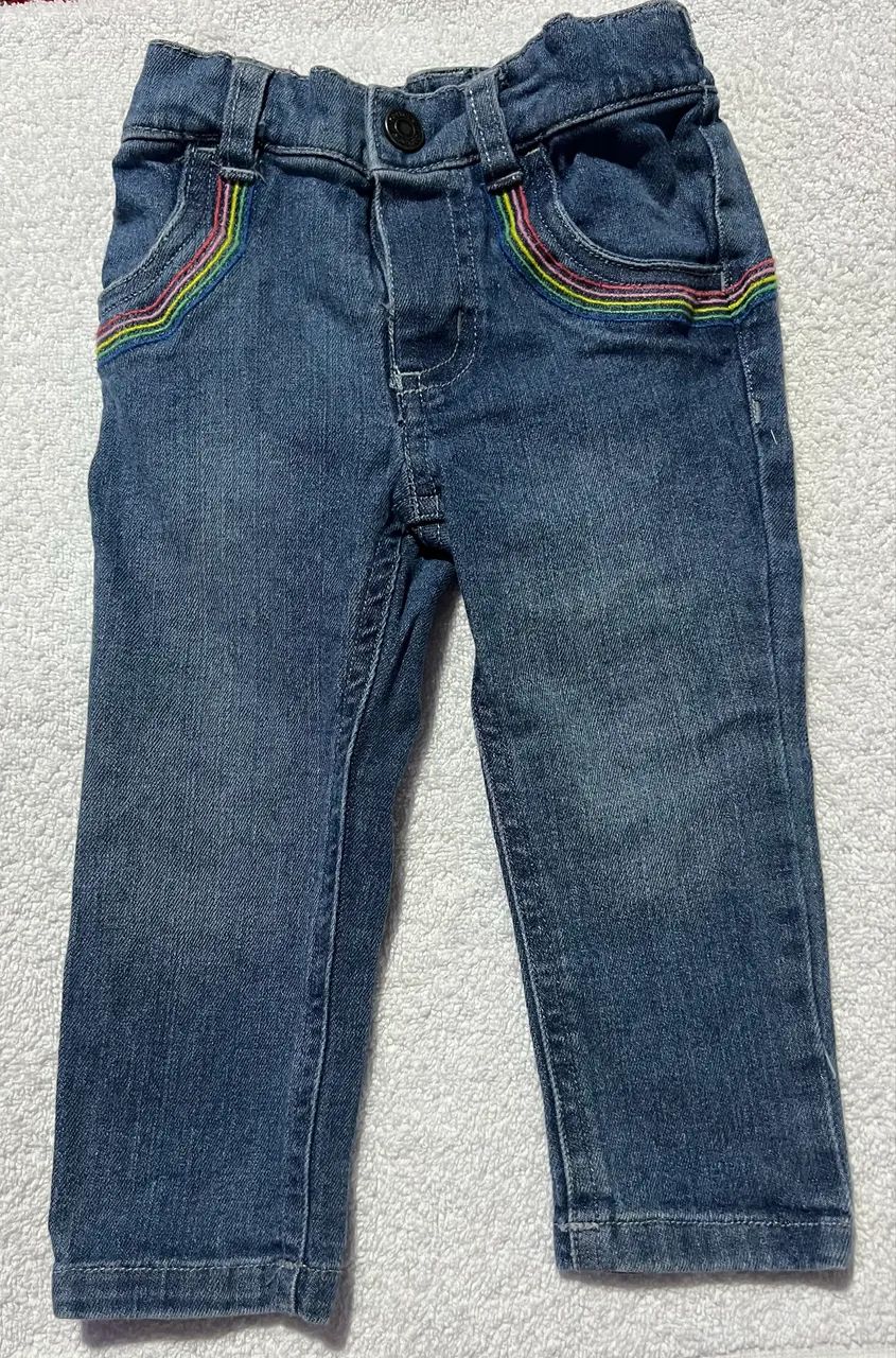 Calça jeans bebê 12 meses Carters - Foto 3
