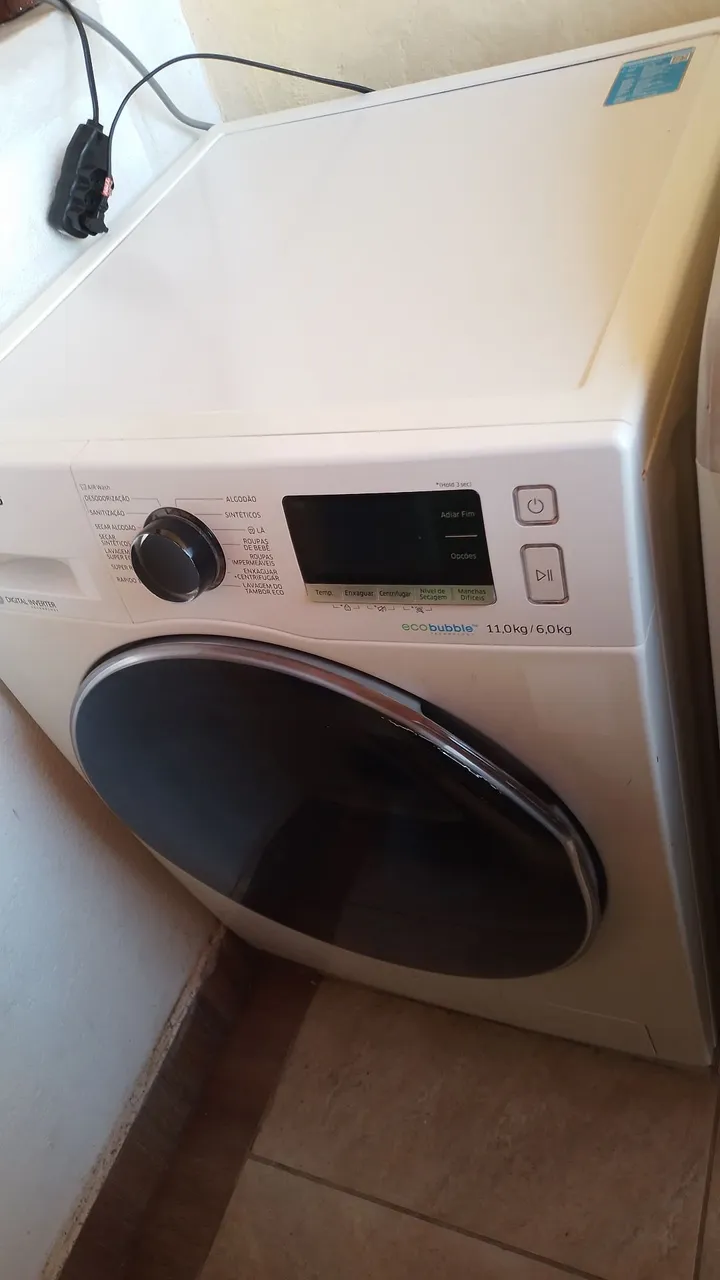 Máquina lava e seca samsung Eco Bubble 11kg