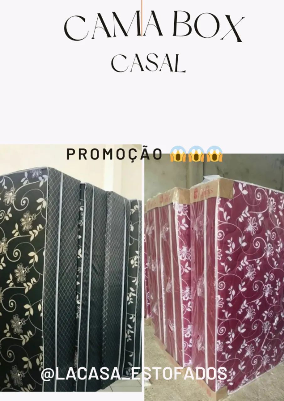 Cama box casal - Promoção 