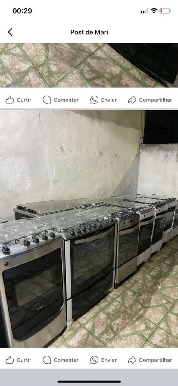 Fogões seminovos 